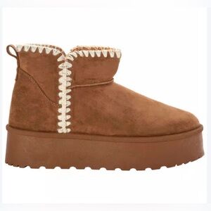 💖Cute Jellypop Tan Winter Laiken Boots 💖